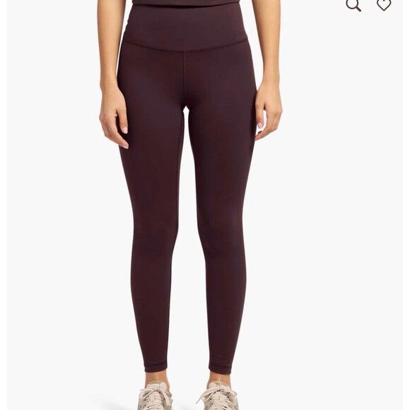 Nuuds XS Brown High Waisted Elevate Leggings Quality Capsule Gym Workout Yoga - Picture 3 of 12